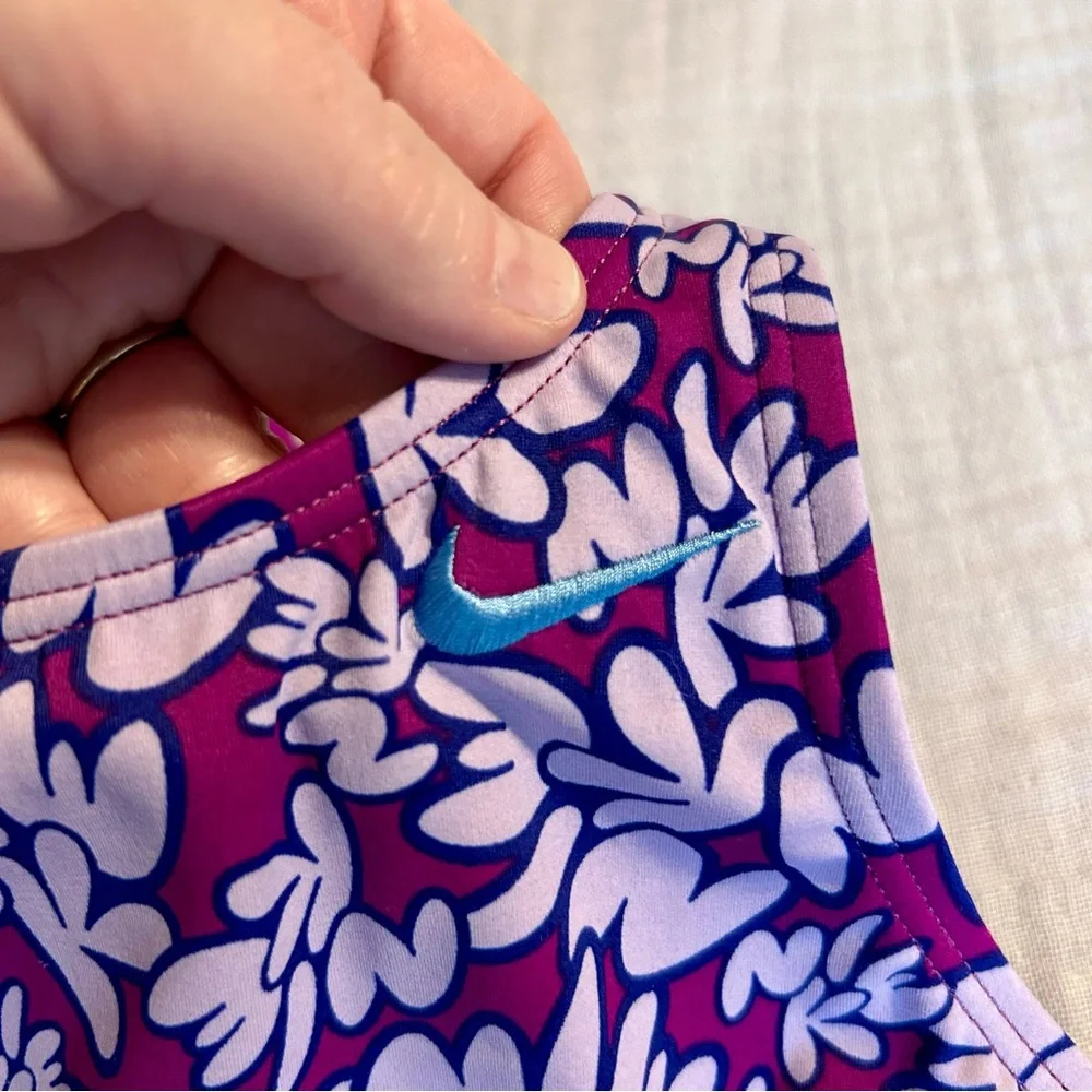 Nike Girls Bubble Letter Print Bikini NWT size Large - Picture 4 of 8